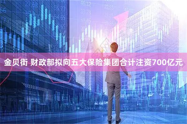 金贝街 财政部拟向五大保险集团合计注资700亿元